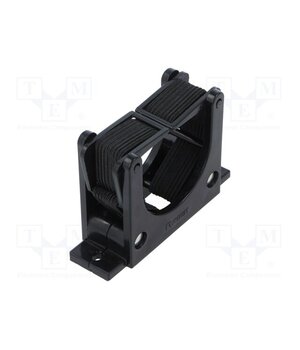ER1.25-E4-X Holder; polyamide; black; W: 24.1mm; L: 73.7mm; Cable P-clips _r_a2UmxE_bfIFmosJRHtAoPDodv9jUGtX6HNnogRyw