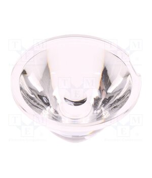 FCN13552_CRYSTAL-RS LED lens; round; plexiglass PMMA; transparent; 4÷11°; H: 28.7mm YL5ITTpgZPrdOcGYKVwVReZcKT8jpYPKbFSxMRuGRRE