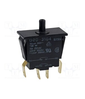 D2D-3104 Switch: door; Pos: 2; DPST-NO; 16A/250VAC; black; Leads: connectors PY0ai5CTuFwB2zw46SOfprWLG_6JrR4XoYNM7OsKmVE