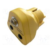 HR000010 Earthing plug; ESD; yellow; press stud male 10mm wQDxr7DxYRz6V3p-vBNCHND4axgNFrvvRoajI7jWiyk