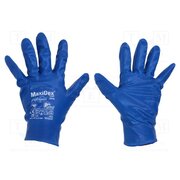 19-007/11 Protective gloves; Size: 11; blue; MaxiDex® FebC0i59DHU1jPbo2Q2-5RXPhbzdDkHm1ULUhpYWgpc