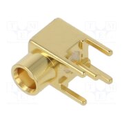 CONMCX002 Connector: MCX; socket; female; angled 90°; 50Ω; THT; on PCBs; PTFE T_qtTBVnbJ5gWlw-wDE0GCtgCLL3Xt9LbmLrVxUr1AU