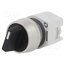 704.411.0 Switch: rotary; 22mm; Stabl.pos: 2; white/black; none; IP65; OptoHiT To4ecuG04p0KSH1sXMwkQ_6eLBjJBbFdKS4NQiwz8dA