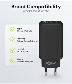 Ātrs lādētājs 2x USB-C™ 1x USB-A, PD/QC 3A, melns

 AIQ65JC2+2.jpg
