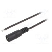 DC.CAB.6000.0150 Cable; 2x0.35mm2; wires,DC 5,5/2,1 socket; straight; black; 1.5m i1jPSmsgb0SFjeQmEa3BHTPxfnJT4VjcZESwXm55Y4c