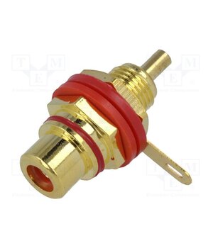 VG03095 RED Connector: RCA; socket; female; insulated; gold-plated; Marker: red Tb511F2Xf50z4oPjY_Tgf4xmB6Y-rfjhDRGhkio-Nt4