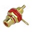 VG03095 RED Connector: RCA; socket; female; insulated; gold-plated; Marker: red Tb511F2Xf50z4oPjY_Tgf4xmB6Y-rfjhDRGhkio-Nt4