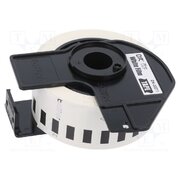 DK-22211 Foil tape; 29mm; 15.24m; white; Character colour: black; glued sZGZFPs3Mdg-wdigm5781UCzVSnmfd5IHY4LVBX5MB4