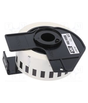DK-22211 Foil tape; 29mm; 15.24m; white; Character colour: black; glued sZGZFPs3Mdg-wdigm5781UCzVSnmfd5IHY4LVBX5MB4