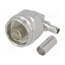 J01020A0036 Connector: N; plug; male; angled 90°; 50Ω; soldering,crimped; PTFE 92oex7tS9Dk1LYpDbrT2OHBhoL2jODM3Tds3Kn7mhP8