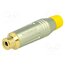 ACJR-SYL Connector: RCA; plug; female; straight; soldering; grey; for cable sIkN5nd8cVPk3EwXss0D8d_5Xg_QmX9klIMQg4Q6oiY