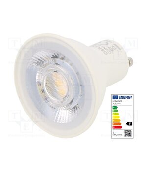 4058075198760 LED lamp; GU10; white warm; 230VAC; 575lm; P: 6.5W; 2700K; CRImin: 80 puairfrS1d2NFxyfUM5ejQbJbSFD6ttpGepX7iXVrE0