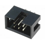 SASLĒGVIENOJUMS 6pin vīriešu lodēts, 2,54 mm, T821106A1S100CEU Amphenol CJK7306_AMP.jpg