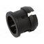 C-174 LED holder; 5mm; one-piece; black; UL94V-2; L: 5.8mm; polyamide Vl0CU9VEtDgvVdGReGQftSGfTiWZVzxNqNV2owzOP3w