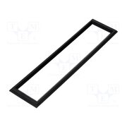 EA 017-13UKE Frontal bezel; Dim: 161x40.2mm; 145x28mm; ABS; Colour: black -HsaVaBVKMC795HbagdvLPV3FZKQUZFjSqCs3fks458