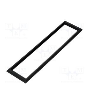 EA 017-13UKE Frontal bezel; Dim: 161x40.2mm; 145x28mm; ABS; Colour: black -HsaVaBVKMC795HbagdvLPV3FZKQUZFjSqCs3fks458