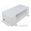 KM-107/GY Enclosure: for power supplies; X: 112mm; Y: 222mm; Z: 72mm; ABS; grey 0zUOutLBwf0vimDq5OcktdkenbkDg_TfZCMhS_RPRF4