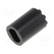 LTM-300 Spacer sleeve; LED; Øout: 5.1mm; ØLED: 3mm; L: 7.6mm; black; UL94V-0 Nvv3zCsZtqoee-1H-wgrSY78RCORRwL8qFTFxIT7OhE