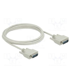 85977 Cable; D-Sub 15pin plug,both sides; Len: 3m; beige; Øcable: 6mm 2T8QEluaJVkkN4eLtYWKhnvOX6ppGGNBhZqfPXDyNdQ