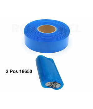 Termoplašs PVC apvalks, platums 38 mm, 2x 18650 baterijai, zils, 1 m

 IKESP38.jpg