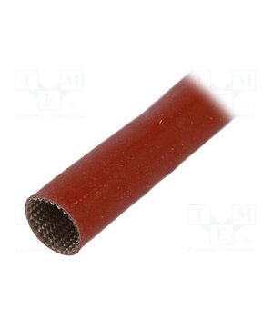 SCS4KV 14.0 RB 5 Insulating tube; fiberglass; brick red; -60÷250°C; Øint: 14mm _Pueuzo4tSx20hzBVF6AvUEC62E9bbZoKKpSt0uT9qM