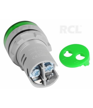 LED paneļa indikators AC 60–500 V, Ø22 mm LED zaļš, AD16-22DSV

 ATMVR02+1.jpg