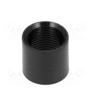 FIX-LED5-8T Nut; 5mm; black; UL94V-2; L: 8.5mm; polyamide nzI9cQ6tCwAKjLWDTnDTRgkCZwbG-HLemNu0As_I8kM