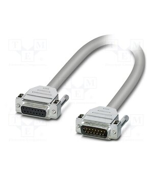 2302081 Cable; D-Sub 15pin socket,D-Sub 15pin plug; PVC; Len: 2m; grey C63TTCc2Dj2mInPrTLtKmMmxRQD-SwUc-Cpb5G74RaI