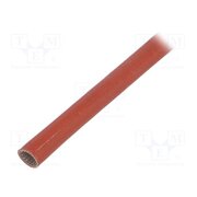 SCS4KV 6.0 RB 10 Insulating tube; fiberglass; brick red; -60÷250°C; Øint: 6mm j9JplMugOLOBepB6x07CFxHTGotrfMXYb1_fOy1y2fw