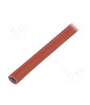 SCS4KV 6.0 RB 10 Insulating tube; fiberglass; brick red; -60÷250°C; Øint: 6mm j9JplMugOLOBepB6x07CFxHTGotrfMXYb1_fOy1y2fw