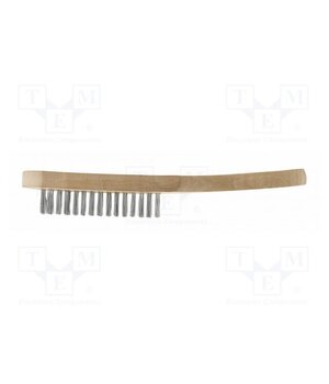 HT3B625 Brush; wire; steel; wood; 290mm; Number of rows: 5 L4YLP08fywlHbrh26zEO-WXNx73KytbuLPCVgsORZh0