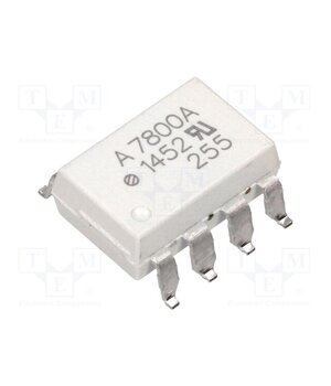 HCPL-7800A-300E Optocoupler; SMD; Ch: 1; OUT: isolation amplifier; 3.75kV; 15kV/μs hTV0yBN0IFfQwzxBZQcZgrWn7ocXoGB74CsoydZddIc