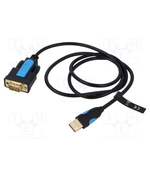 VAS-C02-B100 USB to RS232 converter; D-Sub 9pin plug,USB A plug; PVC; 1m ZQqDnzgicW7bX2Ggk-gXRMBtlQKQcWdclCmbbWy6M3A