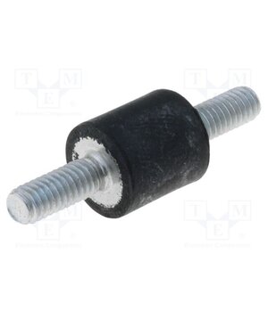 DVA.1-10-10-M4-10-55 Vibration damper; M4; Ø: 10mm; rubber; L: 10mm; Thread len: 10mm 0-jeVgH5XgN5KvKvJboSZlcsWDz0AEzIvdFRRMSKSlU