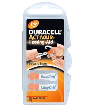 BATERIJA 1,45 V 310 mAh Duracell ActivAir 13 MF, Ø7,9 x 5,4 mm, 6 gab.

 BDK13.jpg