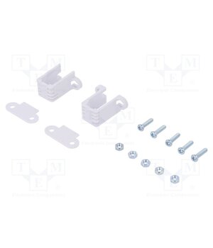 MINI PLASTIC GEARMOTOR BRACKET PAIR TALL Bracket; white; plastic; 19mm; 2pcs. 9U4TPOQ7fHn_btoPtd7isBTpOFefDiDNwxr4xR0JLEk