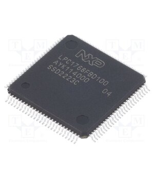 LPC1768FBD100K IC: ARM microcontroller; 64kBSRAM,512kBFLASH; LQFP100 x0k-I6ZaqM1ezyI7Sr2JmF5q3Lj8wJphXi_rwIrqHOo