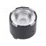 FP14766_LISA2-WWX-PIN LED lens; round; plexiglass PMMA; transparent; 63°; Mounting: glue BI0MaybKXMYnOjyq6IB9r5OF3ekFBrgGfl9IJjzyR1M