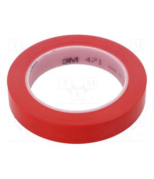 471-19-33/RD Tape: marking; red; L: 33m; W: 19mm; Thk: 0.13mm; 2.5N/cm; 130% FSAtprZvEyC-k28pIwiEfp4ejIoh6YUoRuopw48BhqY