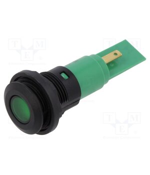 19381255 Indicator: LED; flat; green; 12VDC; 12VAC; Ø16mm; IP67; connectors vgIwPb74ZWu5-0A3F4j8R1y-WPpgFUT8C2usg3YSVyk
