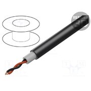 C277 BLACK Wire: loudspeaker cable; 2x4mm2; stranded; OFC; black; unshielded kM3_YozfFIjVs9QUFgiPIXI8THc13GMp1pmgmfVrbVA