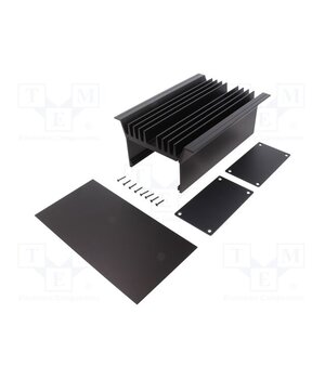 WAG 100 SA Heatsink: with case; black; aluminium; anodized; Y: 80mm; X: 143mm kd74dHmbZJYcbxr3xcMfiFdzyy8xaR0DjIpk9Aze9WY