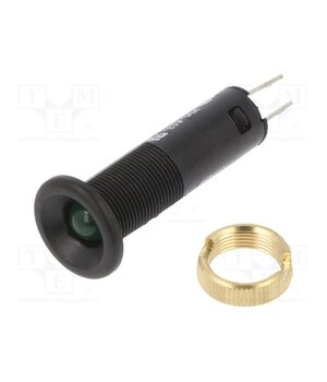 XVLA133 Indicator: LED; flat; green; 24VDC; Ø8mm; IP40; connectors; plastic ph9pvxsLdHDn27mRrVTZf7AH_nRxLCWE2w2WNR5pNBo