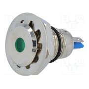 GQ12F-D/G/12 Indicator: LED; flat; green; 12VDC; Ø12mm; IP67; for soldering YcTT9E8I9nwmW_3zUPG2TJGhuhv1SYw77KaIsGF8mI0
