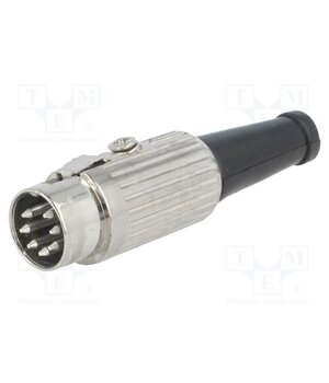 590-0700 Connector: DIN; plug; male; PIN: 7; 270°; straight; for cable; 34V; 2A 7yOUHkHIuT71EZV2UpOog_jSs_1CGOJWxoxAbK6sGk0
