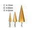 Ступенчатые конусные сверла с шестигранным хвостовиком 3шт (ø4-12мм, ø4-20мм, ø4-32мм) с алюминиевой коробкой IRGP04K+1.jpg