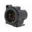 NC5MAV-SW Connector: XLR; socket; male; PIN: 5; straight; THT; black; 3A VrH2oJef-IlIAexR4Zfvwz4Z8ClFz7Fr2mHod0TpqeI