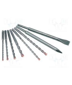 0000500008100 Drill set; for concrete; steel; F4 FORTE; Holder: SDS-Plus®; 8pcs. vChdvlqiNkd88YRhqSsEbfmJX4hrBnwrTBgxiq0LUg8