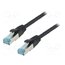 CQ6065S Patch cord; RJ45 plug,both sides; S/FTP; 6a; stranded; Cu; 3m; PUR qgMbOYnW7ZWp_ppJdSsHnu2kwX0uQD4omkcKqNOKTOU