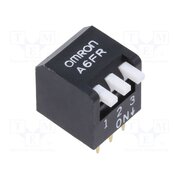 A6FR-3104 Switch: DIP-SWITCH; Poles number: 3; OFF-ON; 0.025A/24VDC; Pos: 2 u63e6_v0iHA21dPnkInDYoLtVKqg9UHBxg8OroLlRa0